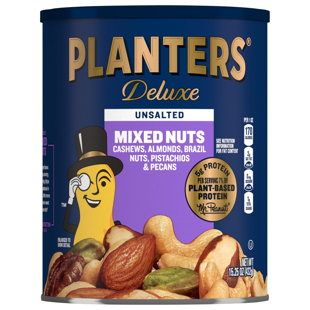 PLANTERS Deluxe Mixed Unsalted Nuts