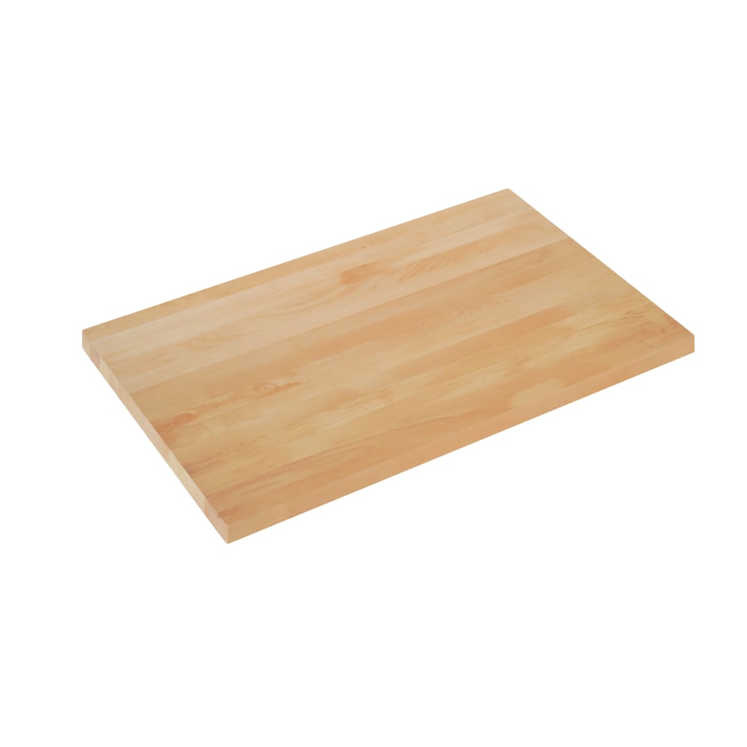 Bennett 30x48 Solid Wood Indoor 1.5 Inch Thick Rectangular Tabletop in Natural