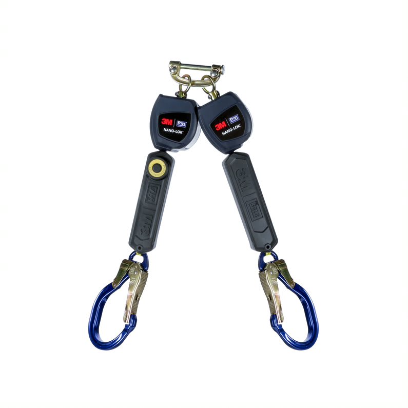 3M™ DBI-SALA® Nano-Lok™ Kişisel Geri Sarımlı Yaşam Hattı, çift kol, Dokuma, 1,8 m, 3101719