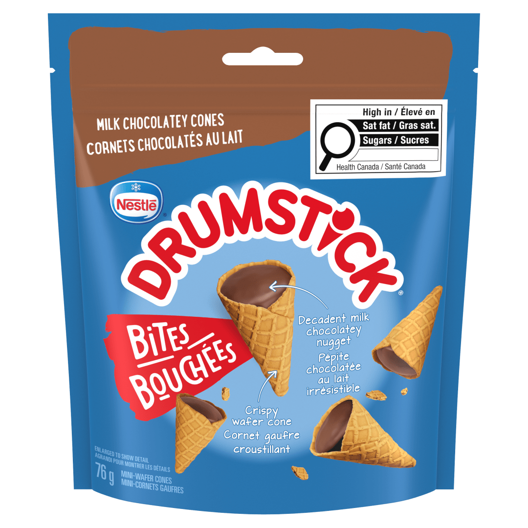 DRUMSTICK Bites Milk 12x76g N1 CA