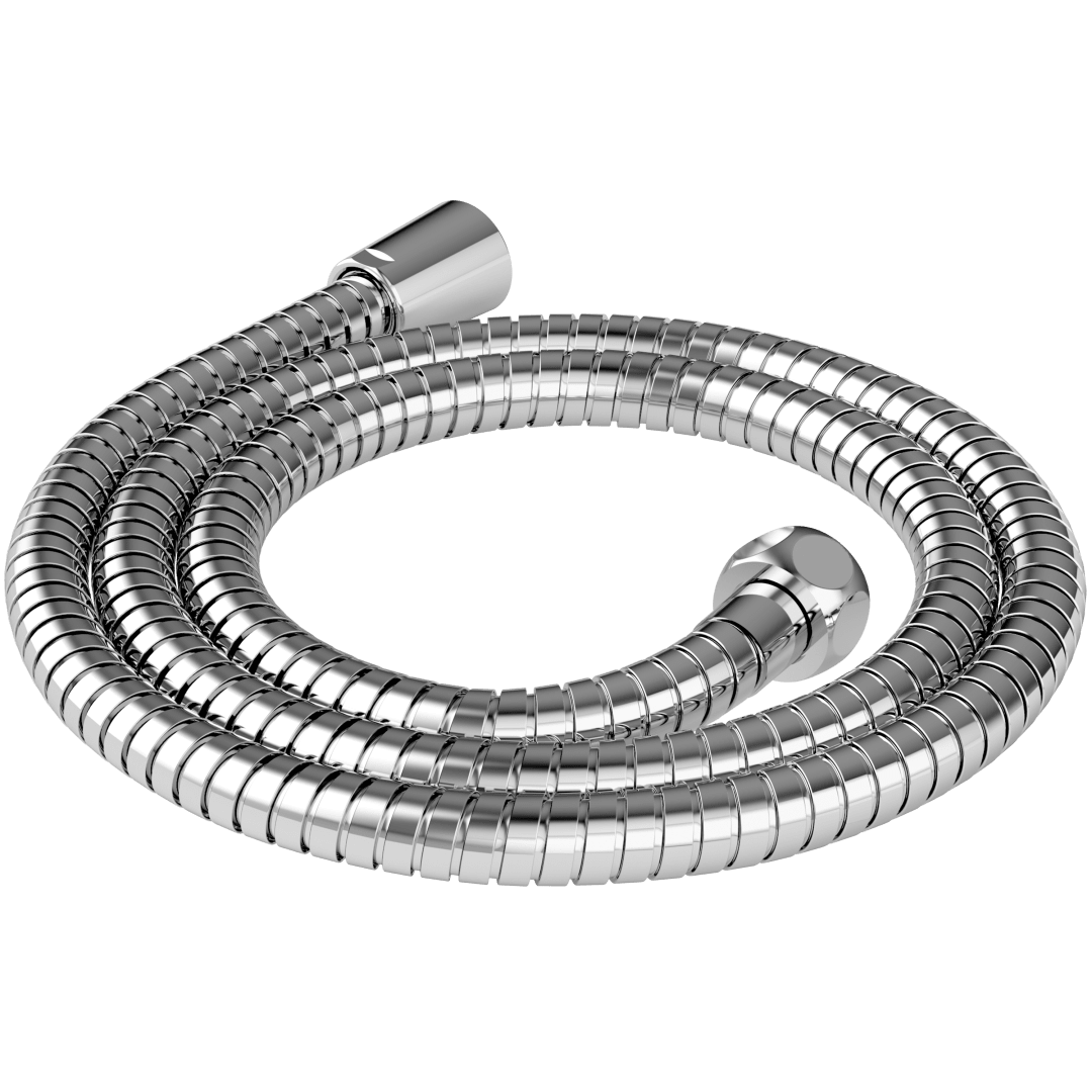 Metal Shower Hose  in Polished Chrome