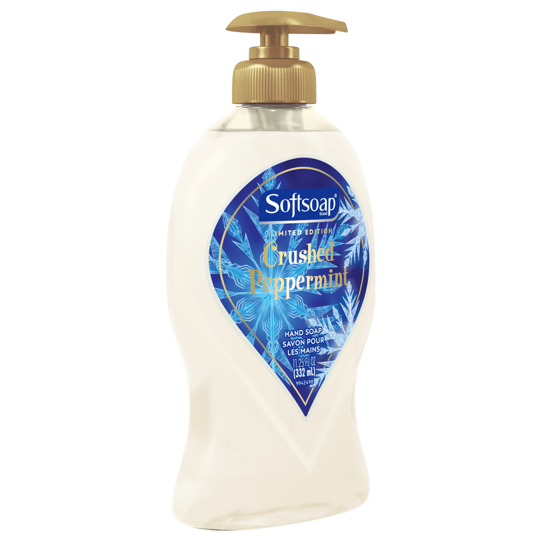 Softsoap Liquid Hand Soap Pump Limited Edition Crushed Peppermint - 11.25 Fluid Ounce