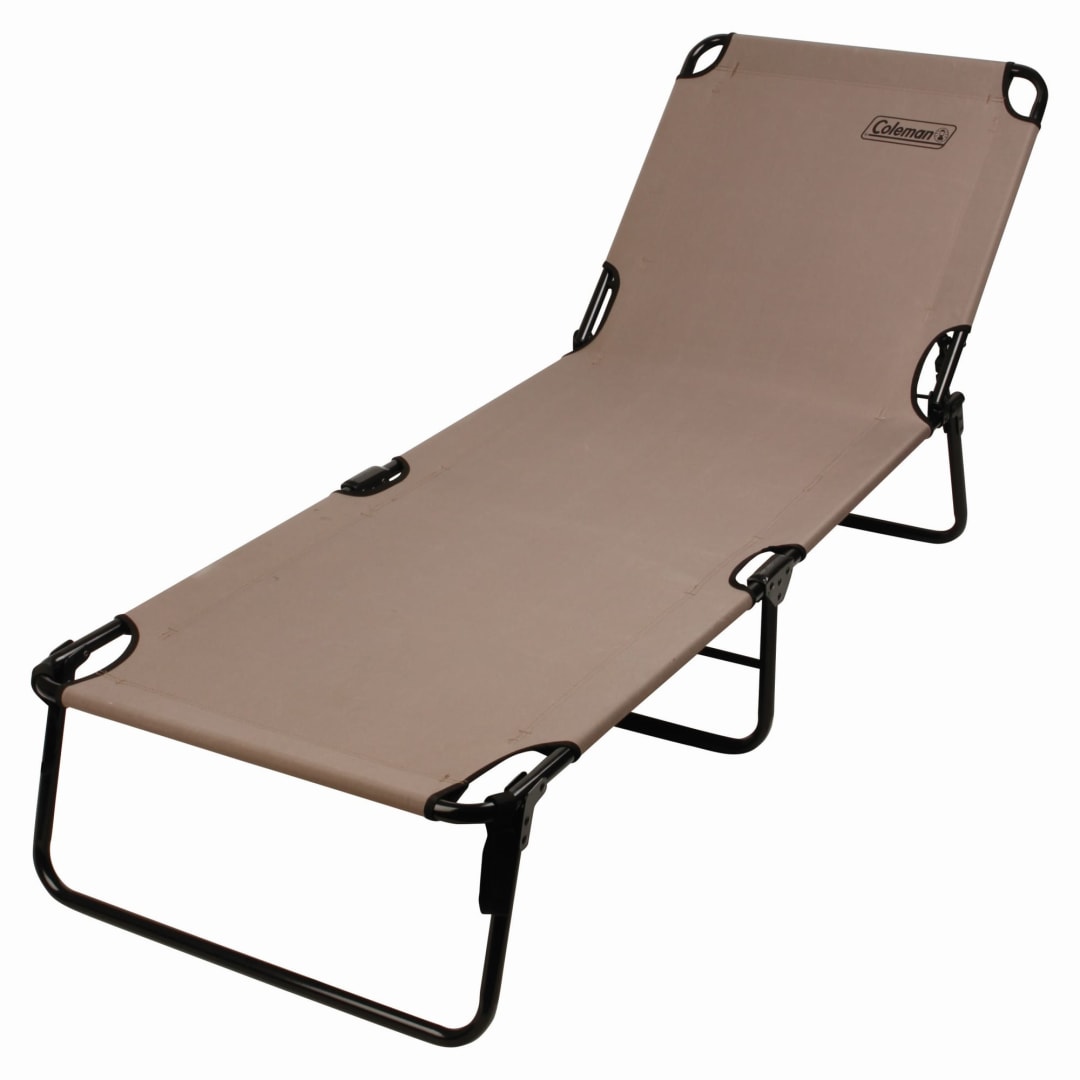 Coleman® Convertible Cot and Lounge Chair with 6 Reclining and Folding Positions