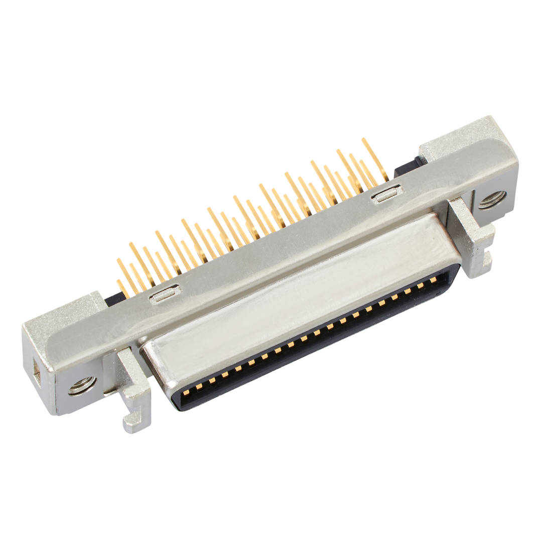 3M™ 10240-6212 PL, Buchsenstecker für die Leiterplattenmontage MDR, 180° gerade, 40-pol, 102 Serie, 1,27 mm, 0,76 µm Au