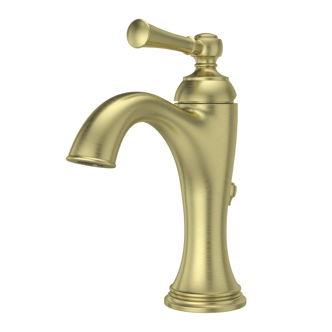 Tisbury Single Handle Lavatory Faucet in Brushed Gold