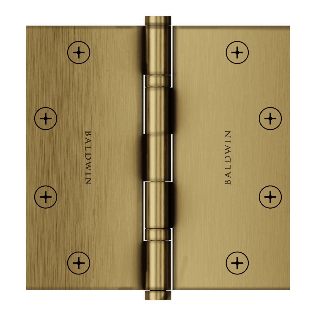 1051 5" Ball Bearing Hinge In Heirloom Brass