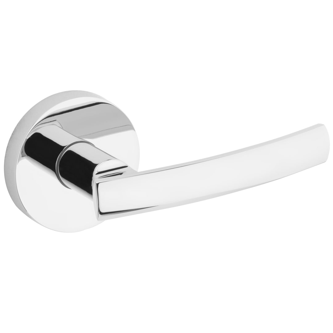 Sydney Round Hall/Closet Lever in Polished Chrome