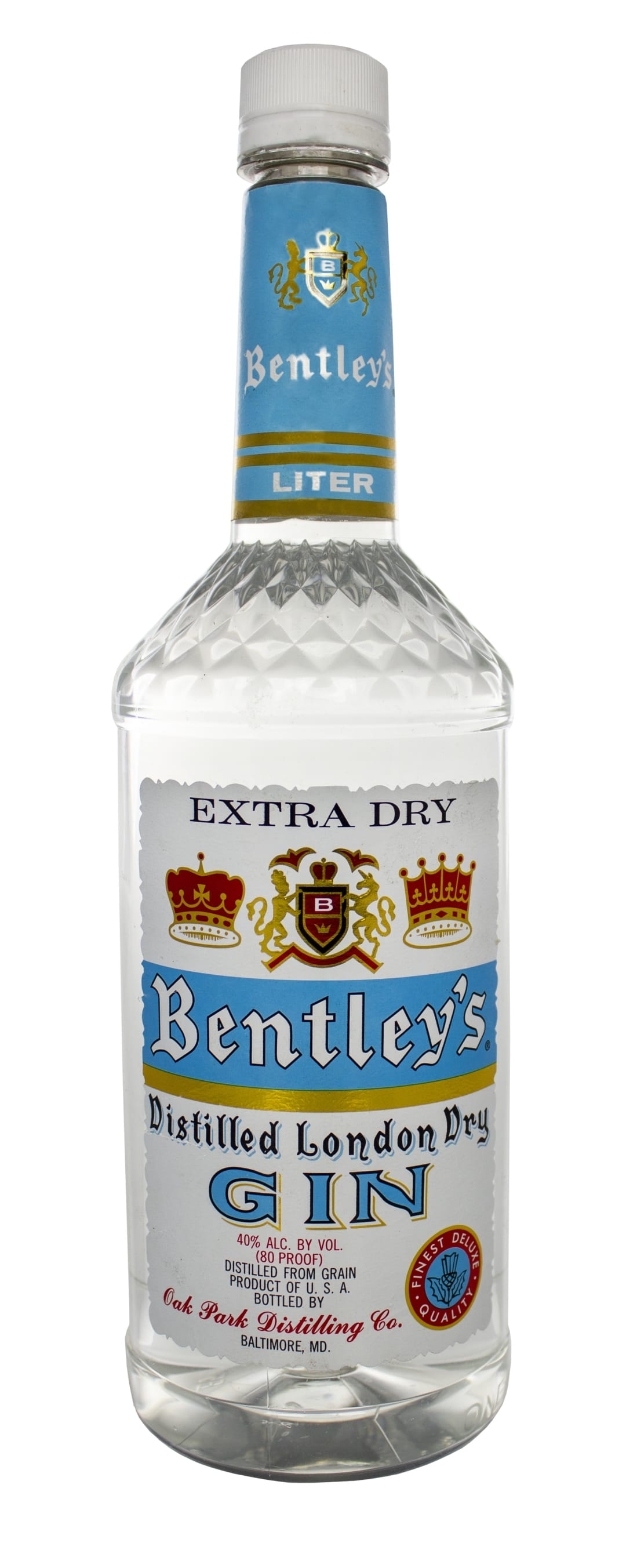 Bentley's London Dry Gin 1l 80 Proof