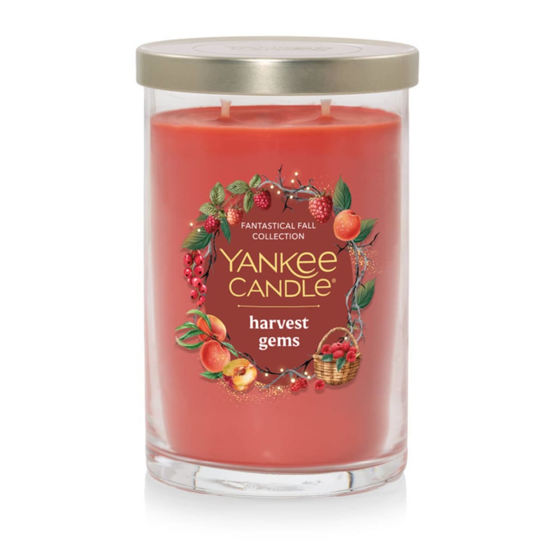 Yankee Candle Harvest Gems Large Tumbler Scented Candles, 20 oz