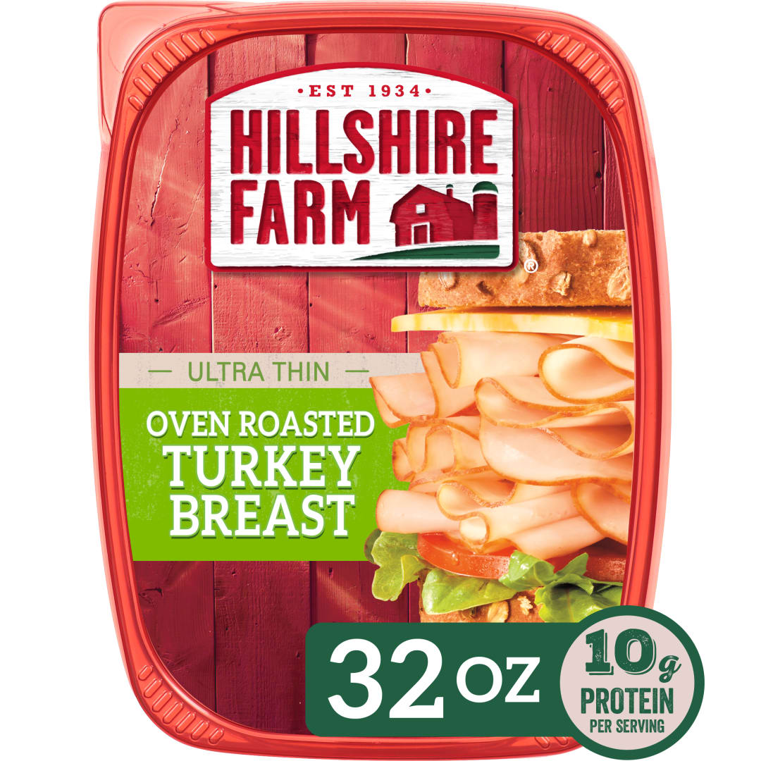 Hillshire Farm Ultra Thin Sliced Oven Roasted Turkey Breast Sandwich Meat, 32 oz