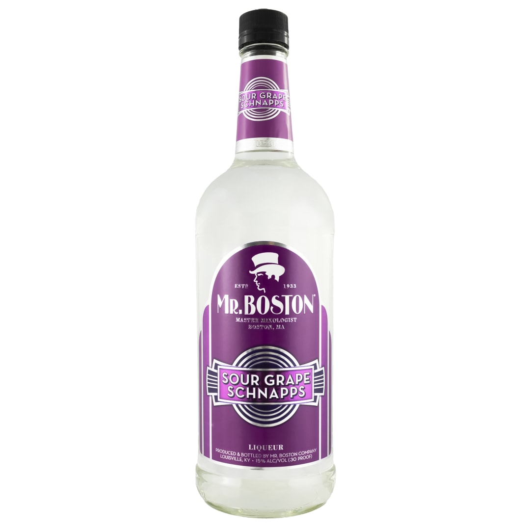 Mr. Boston Sour Grape Liqueur 1l 30 Proof