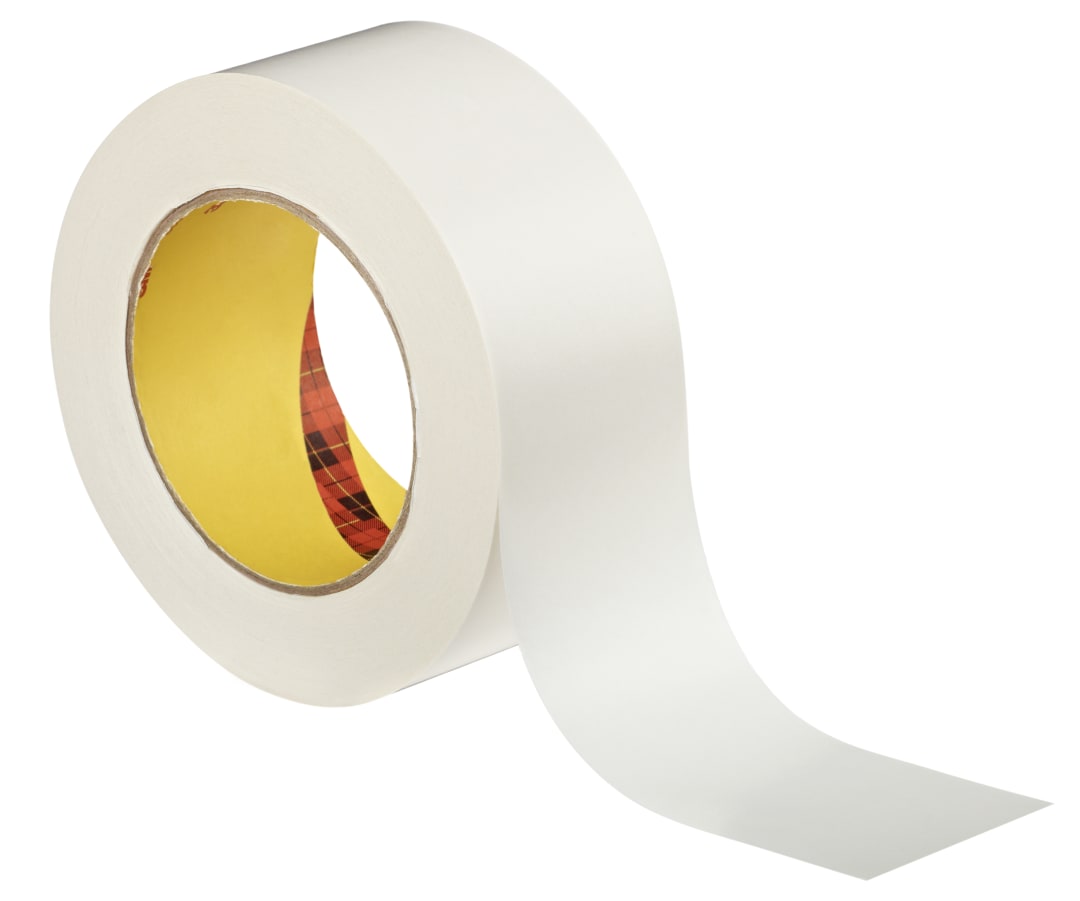 3M™ Einseitiges Spleißklebeband R3127, Weiß, 48 mm x 55 m, 0.11 mm