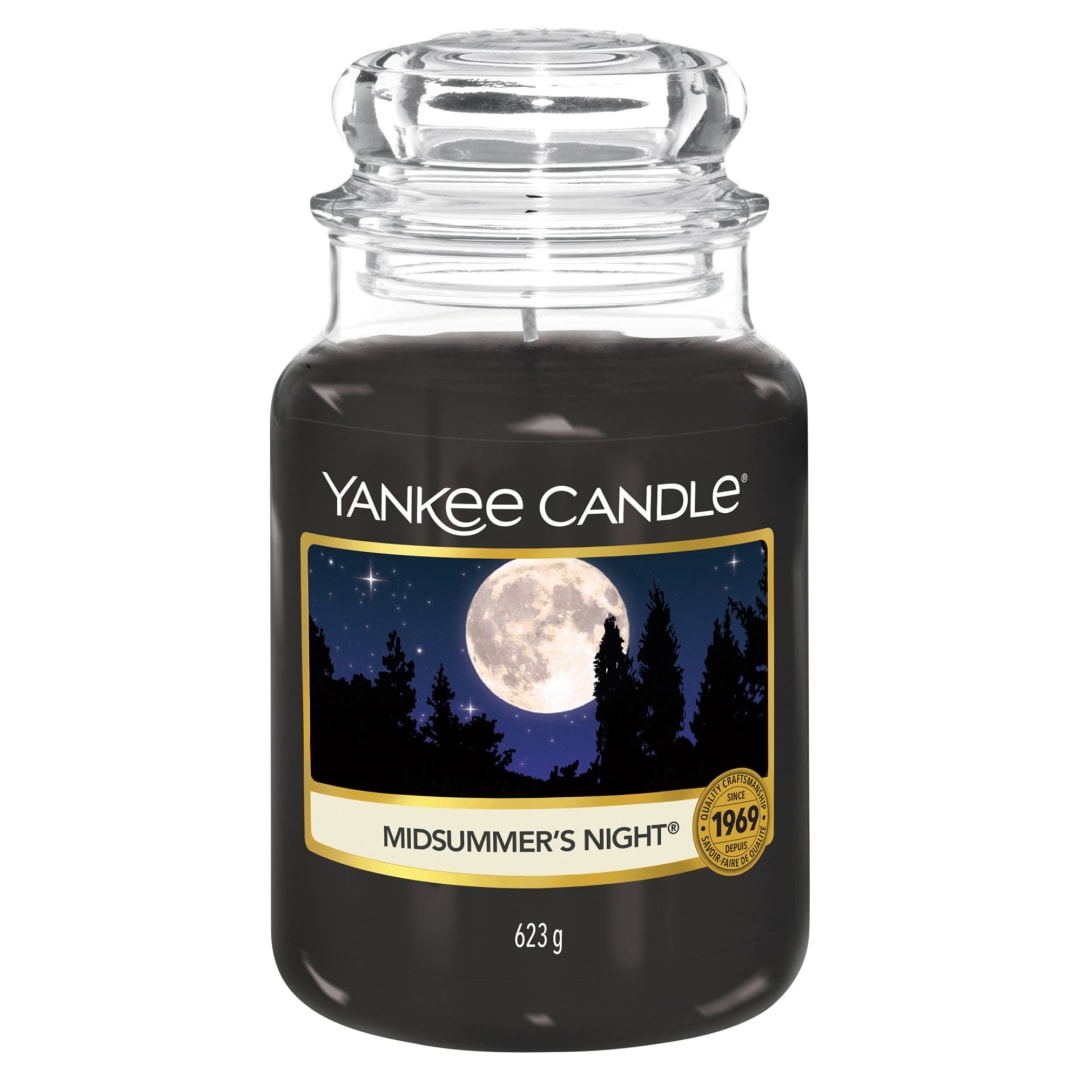 Yankee Candle® Scented Candle | Midsummer's Night Large Jar Candle | Long Burning Candles: up to 150 Hours | Gifts for Women