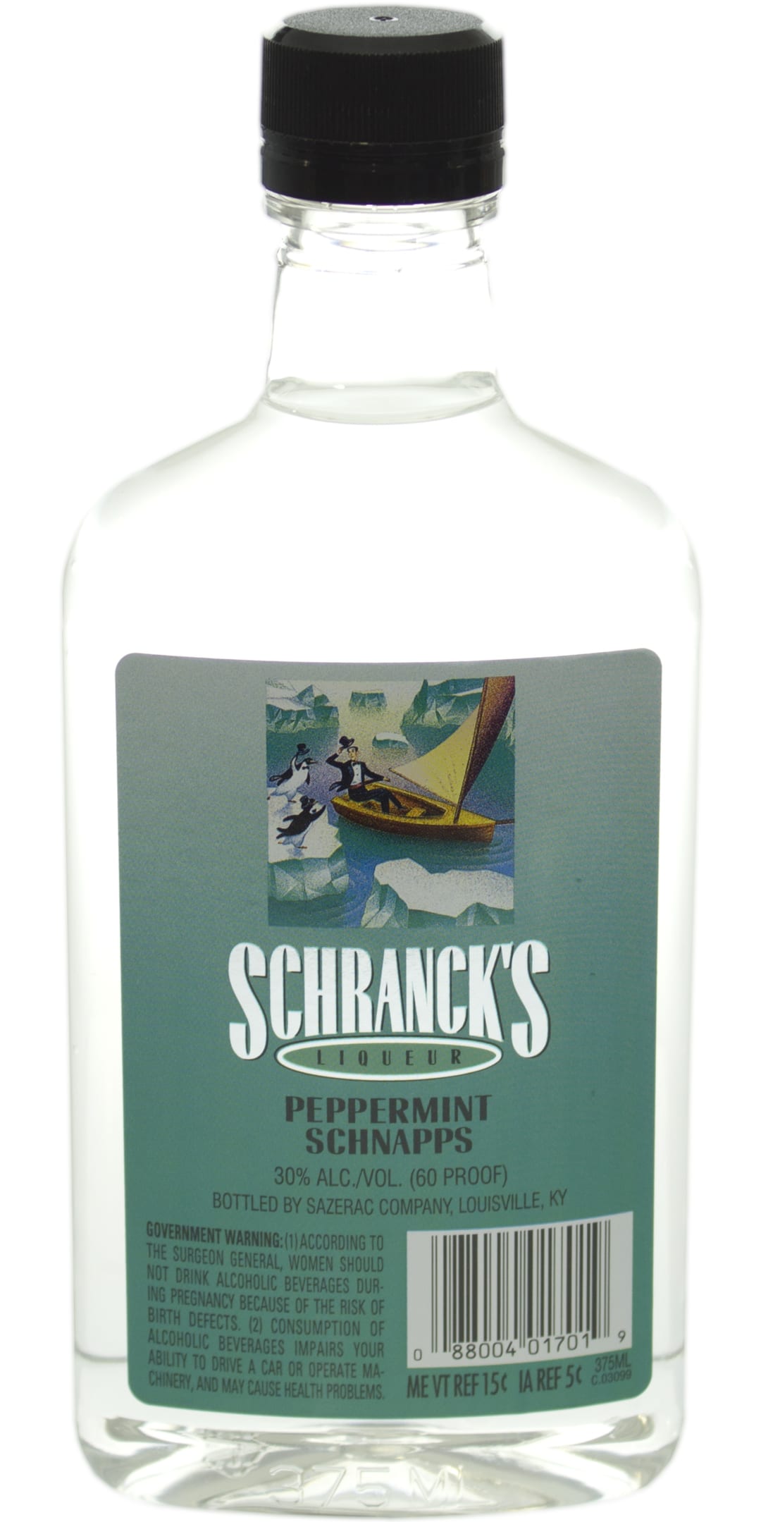 Schranks Peppermint Liqueur 375ml 60 Proof