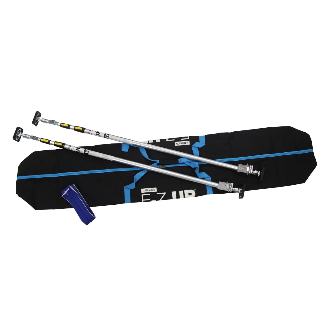 Trimaco E-Z Up® Heavy Duty Dust Containment Pole Kit, two 12' Poles, Pole Bag and 1 Zipper