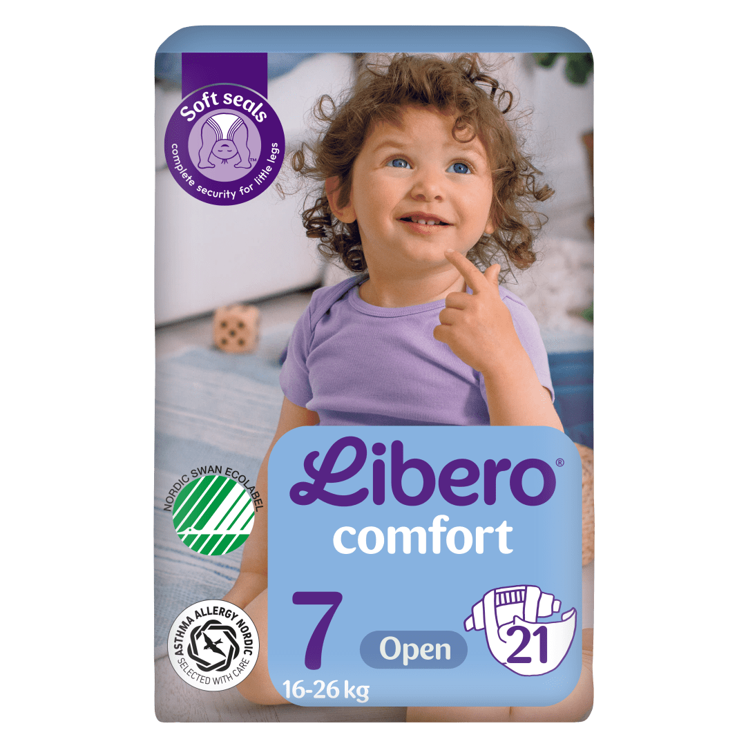 Diapers Libero Comfort Size 7, 20 pieces