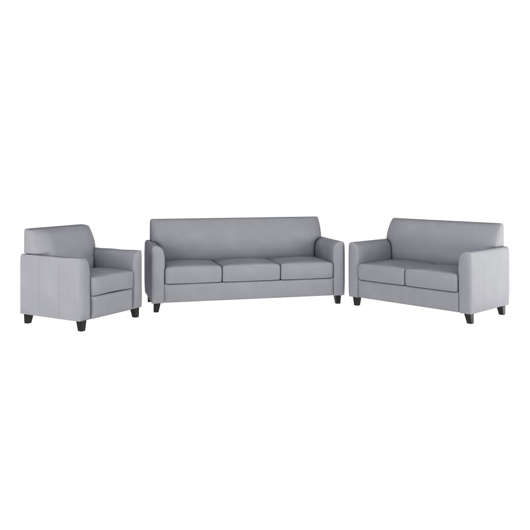 HERCULES Diplomat Series Reception Set in Gray LeatherSoft