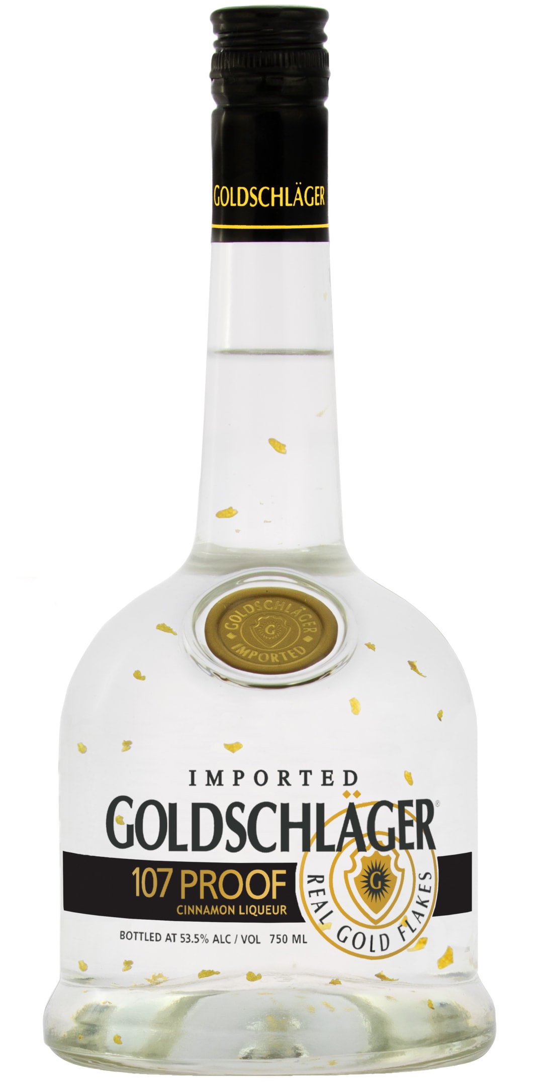 Goldschlager Black Gold Cinnamon Liqueur 750ml 107 proof