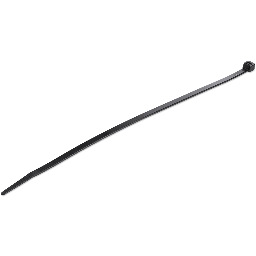 1000 Pack of Plastic Zip Ties 10 Black