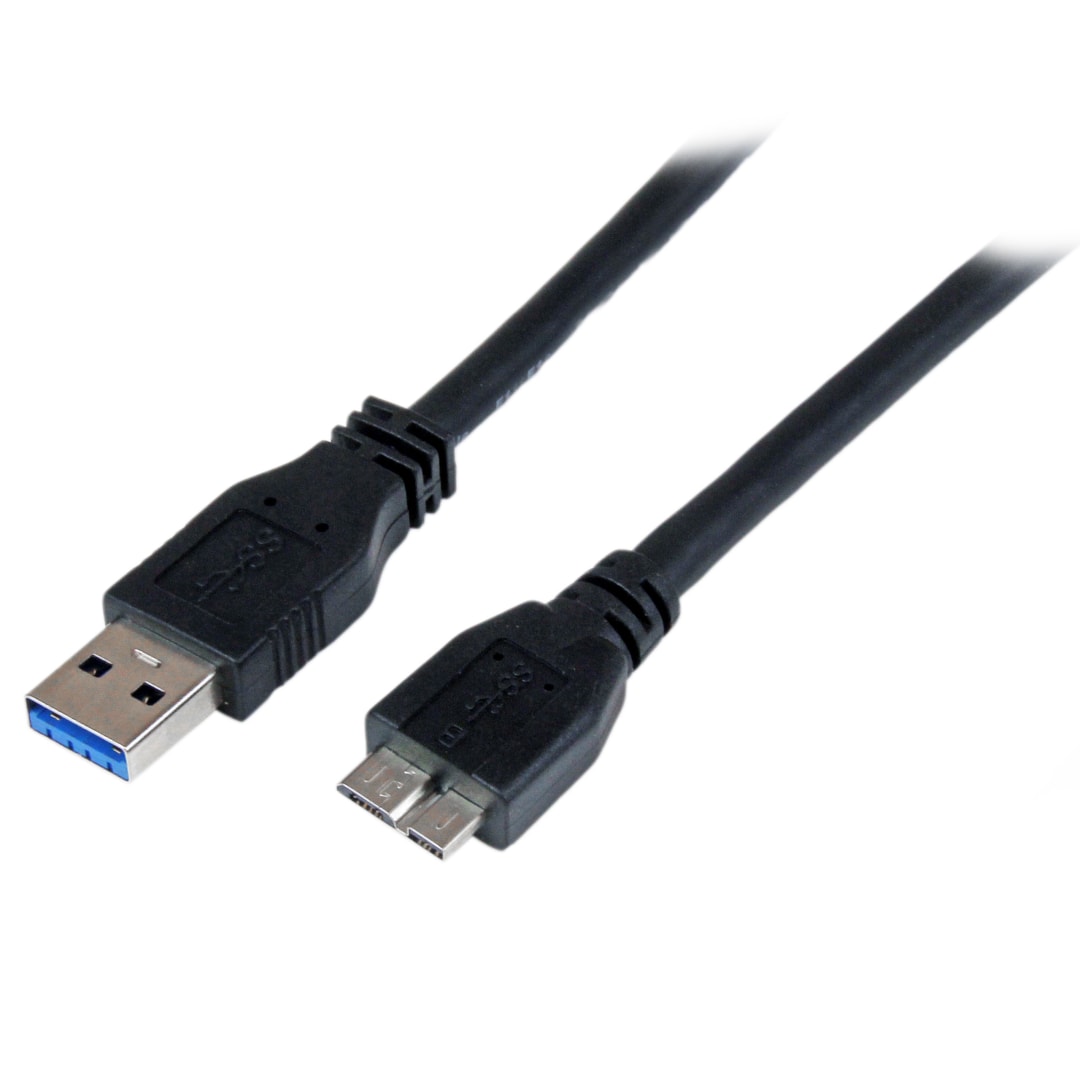 1m 3 ft Certified SuperSpeed USB 3 Micro B Cable