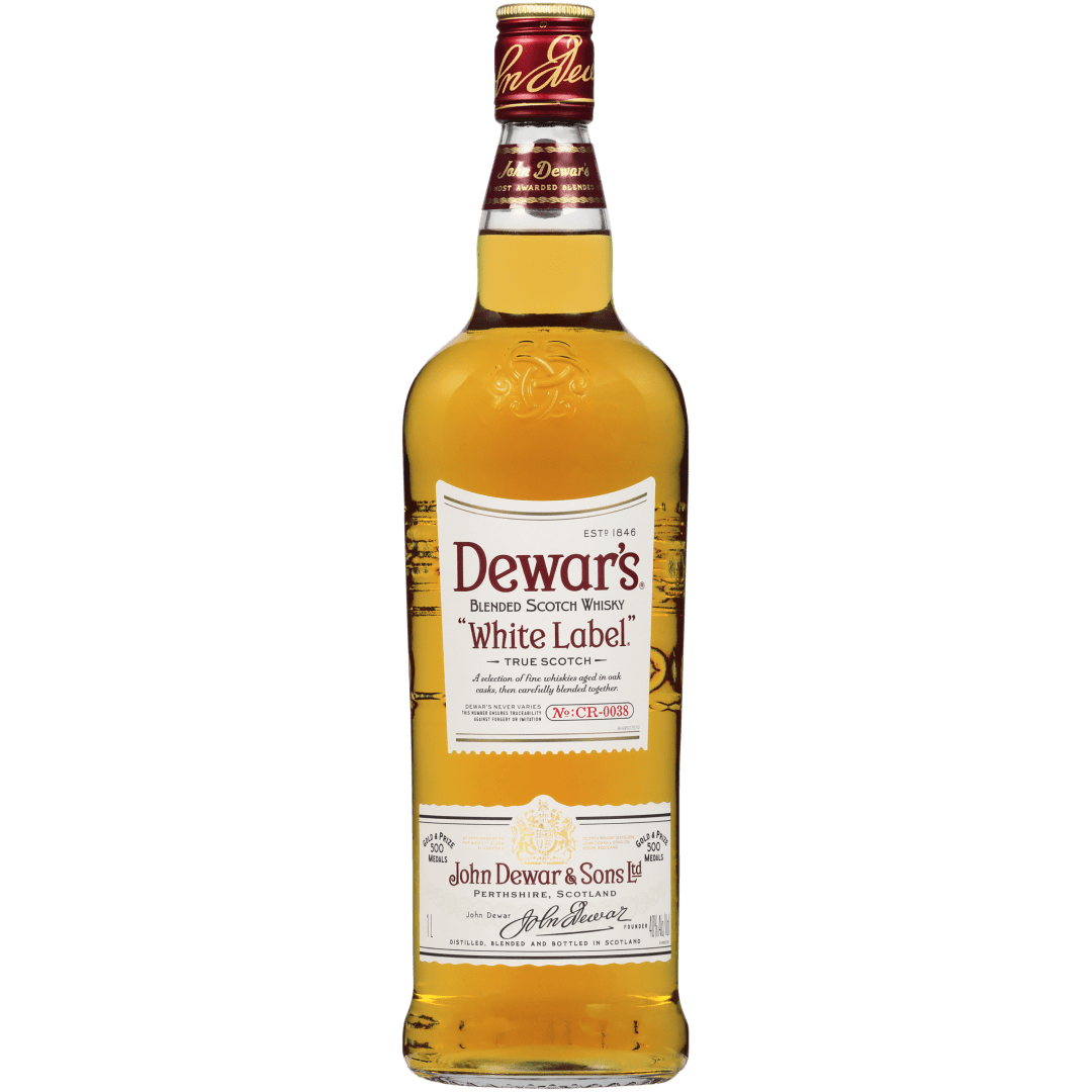 Dewar's White Label Blended Scotch Whisky 40% 1L