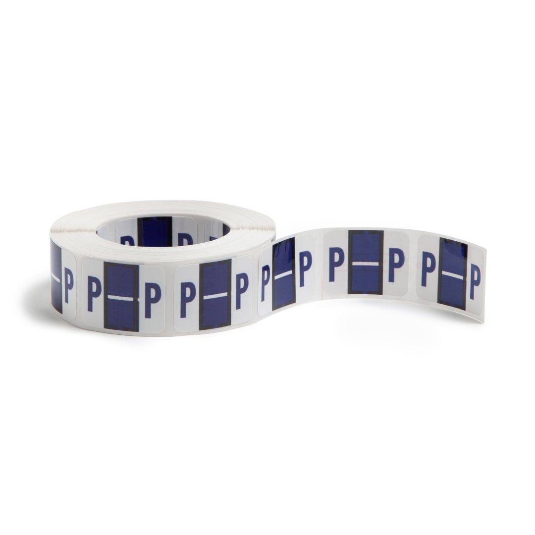 BCCR Bar Style Color-Coded Alphabetic Labels, A-Z Rolls