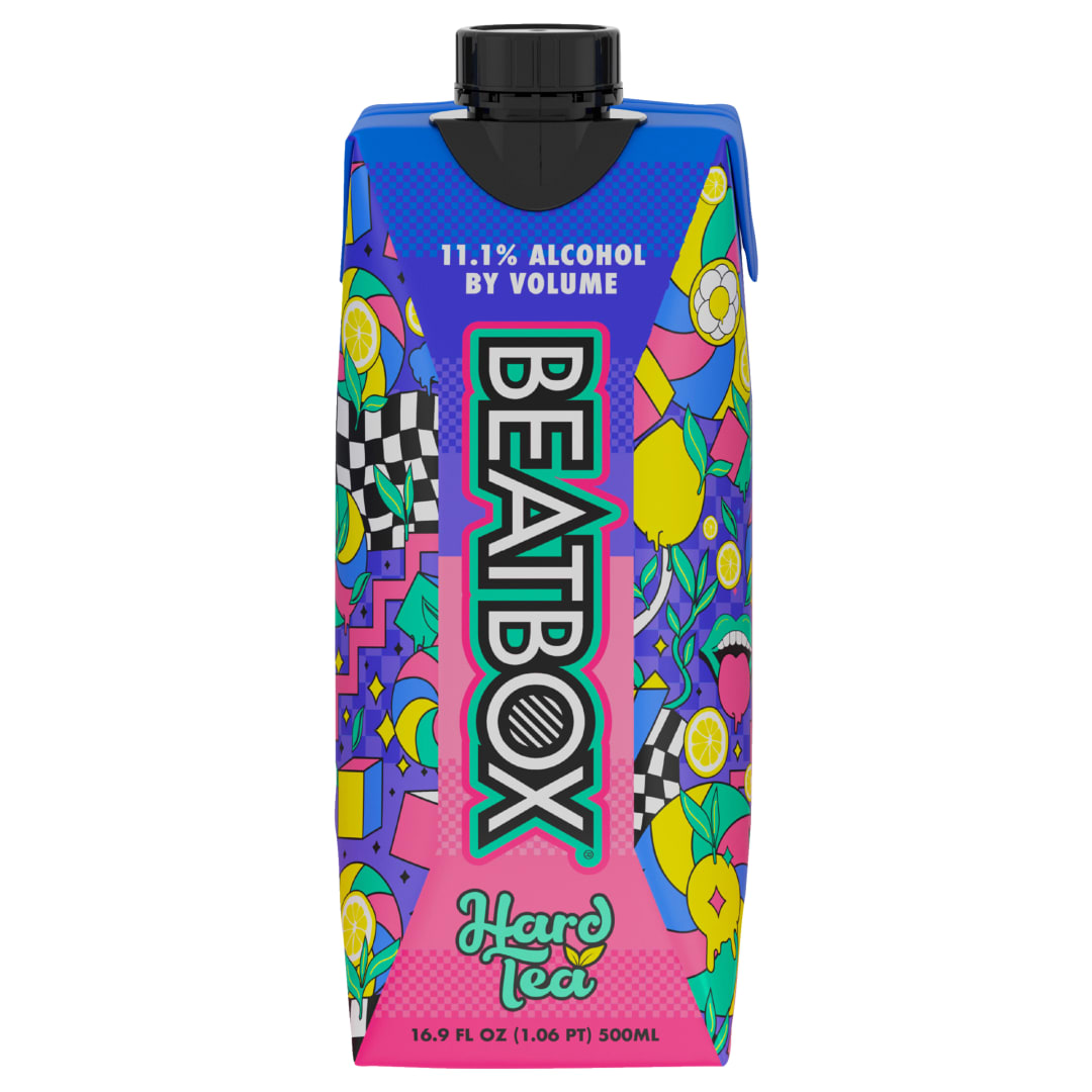 BeatBox Hard Tea Wine Cocktail, 11.1% ABV, 500 mL Tetra Pak