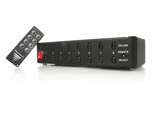 8 Port VGA Video Selector Switch with Remote