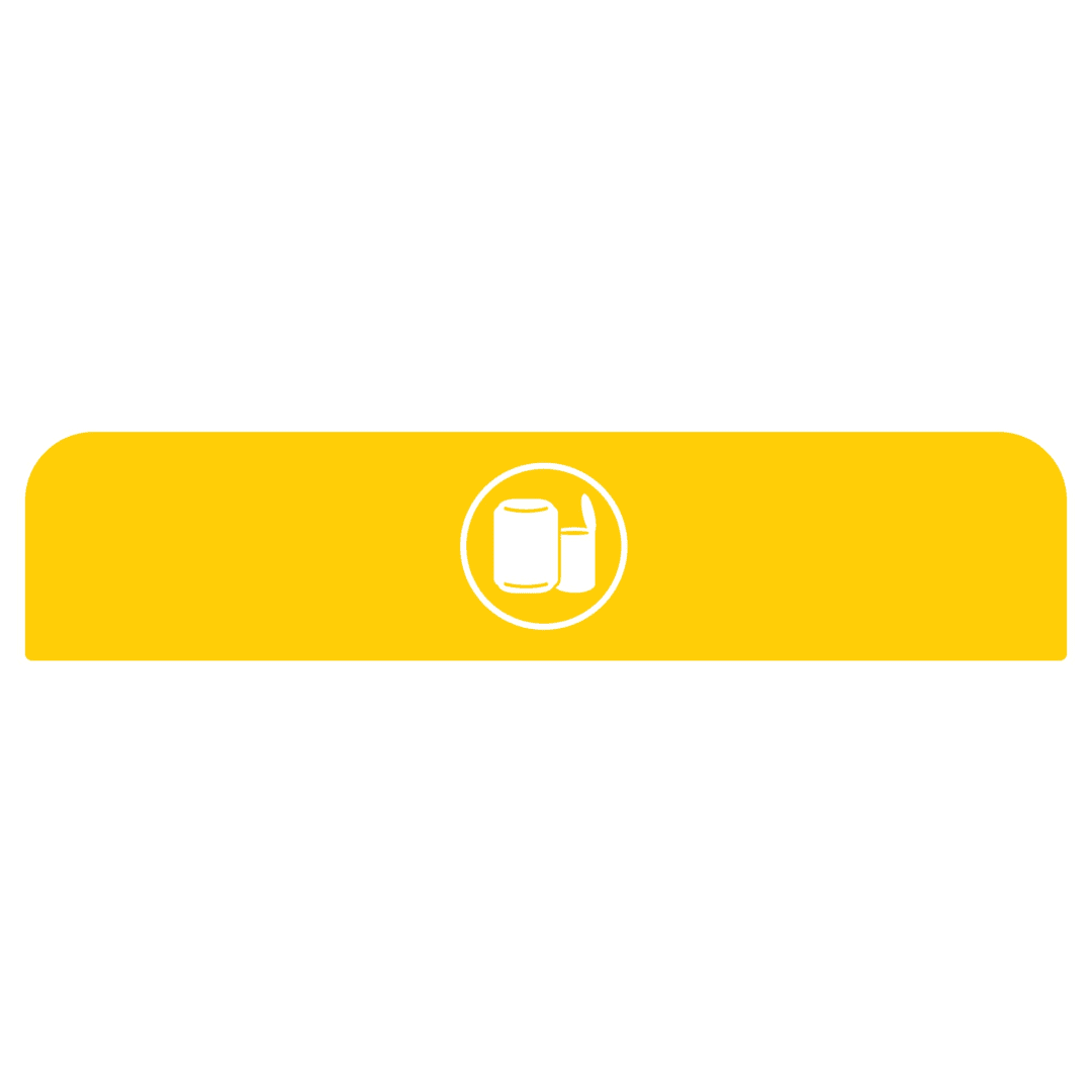 Configure™ Cans 45 Gal Yellow Sign