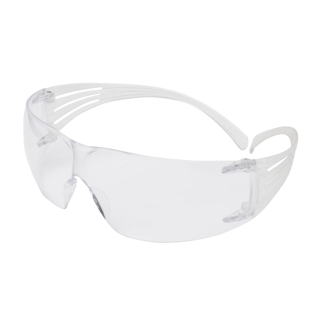 3M™ SecureFit™ 200 İş Güvenliği Gözlükleri, Çizilmeye Dayanıklı / Buğu Önleyici Plus, Şeffaf Lens, SF201AFP