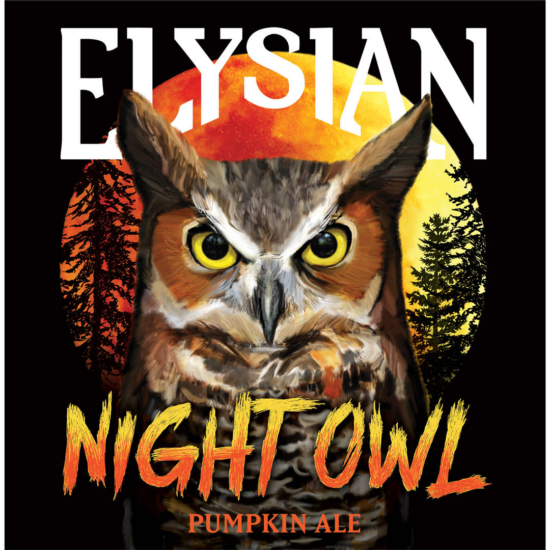 Elysian Brewing Night Owl Pumpkin Ale, 24 Pack, 12 oz. Bottles