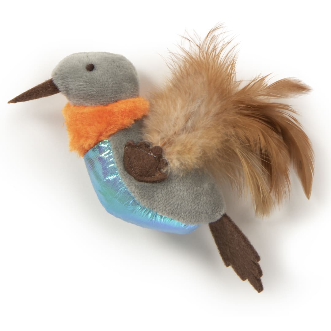 Petlinks Flutter Singer Hummingbird Electronic Sound Cat Toy, Battery Powered
