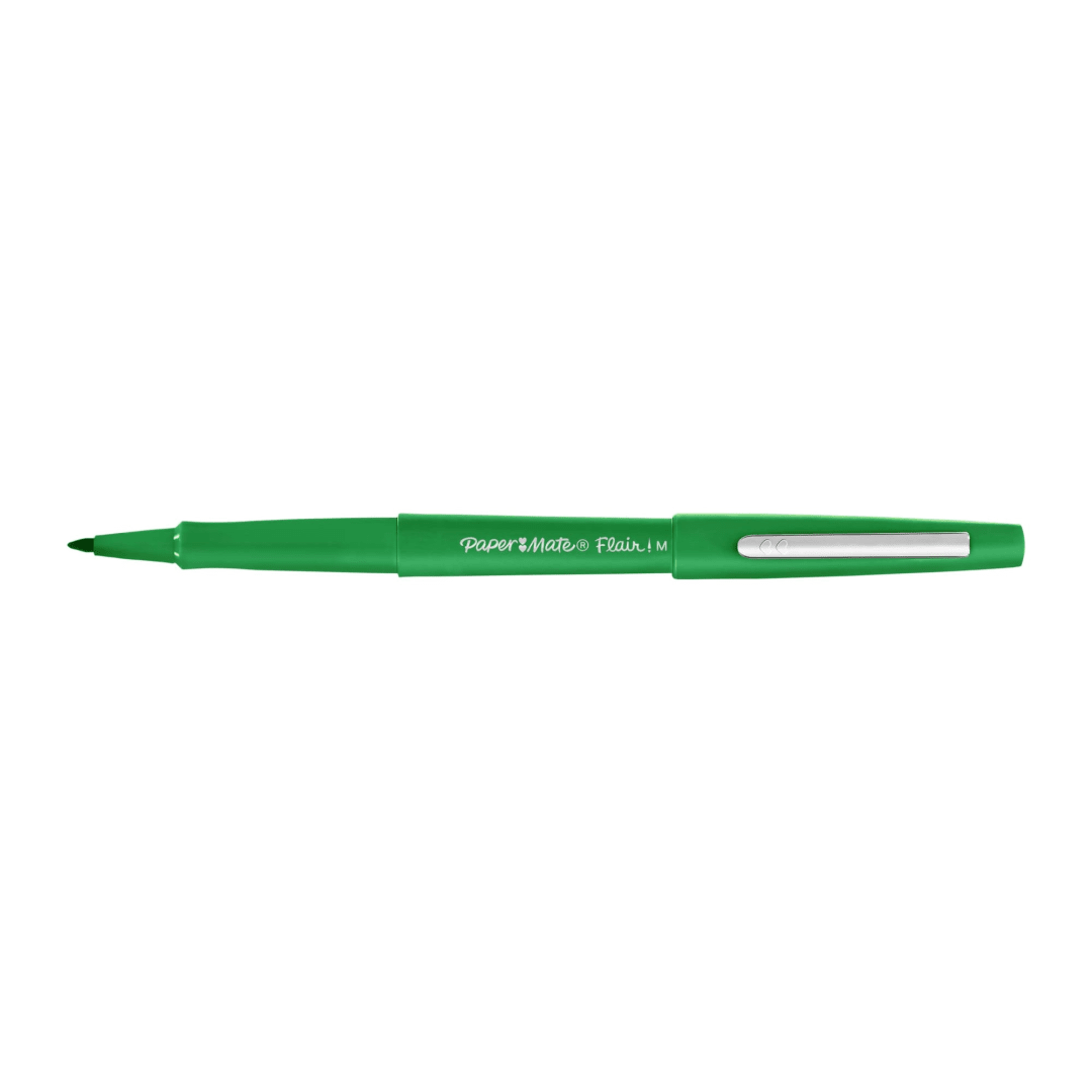 Paper Mate® Flair Felt Tip Pen, Medium Point (0.7mm), Green