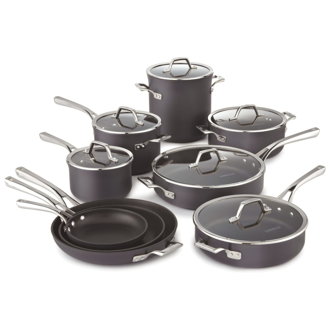 Calphalon® Williams-Sonoma Elite Hard-Anodized Nonstick 15-Piece Cookware Set