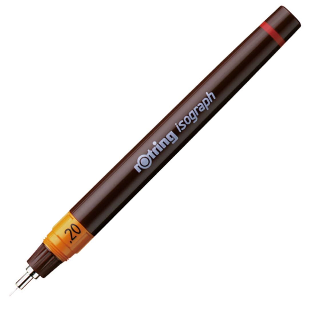 rOtring Isograph Technical Drawing Pen | 0.20 mm | Refillable Fineliner Pen