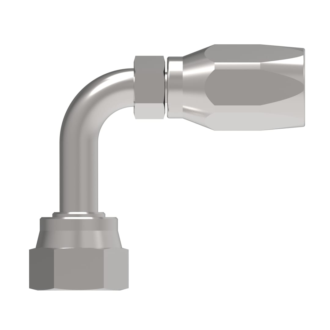 Aeroquip 1/2 Female ORS Swivel 90d Lng X 1/2 Hs Reus R5