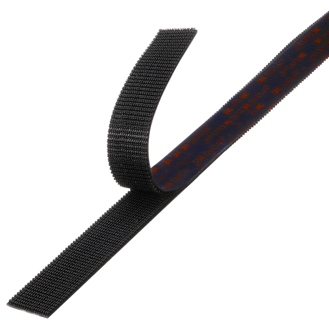 3M™ Dual Lock™ Tekrar Kapatılabilen Bant SJ3551CF, Siyah, 19 mm x 45.7 m, Tip 400