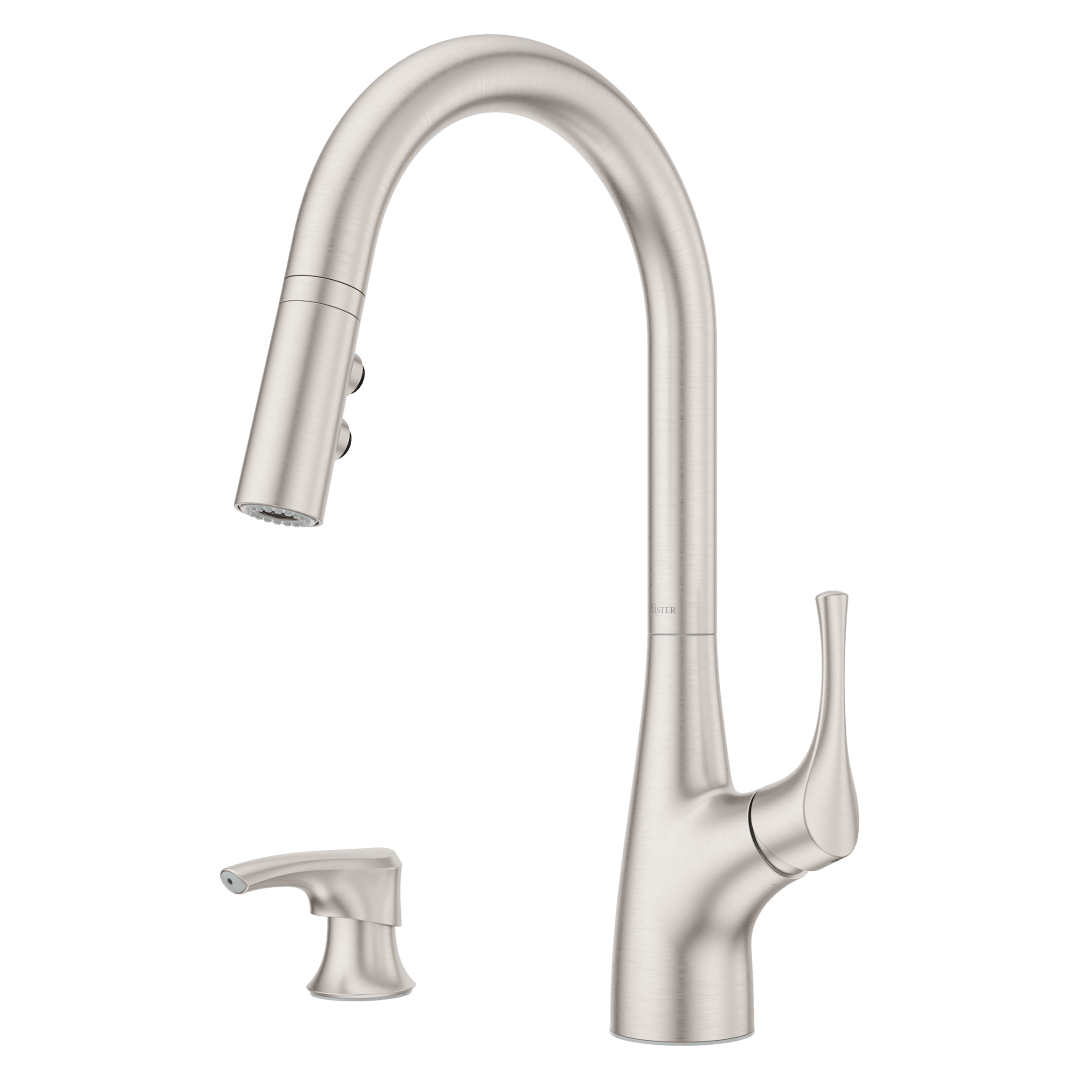 Arvada Pull-Down Kitchen Faucet in Spot Defense Stainless Steel