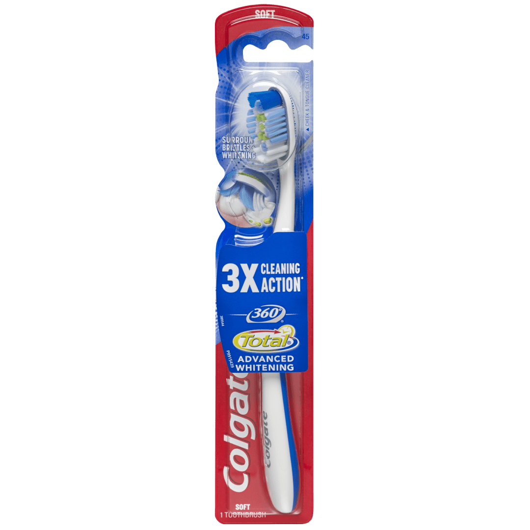 Colgate 36° Total Advanced Whitening Toothbrush, Soft