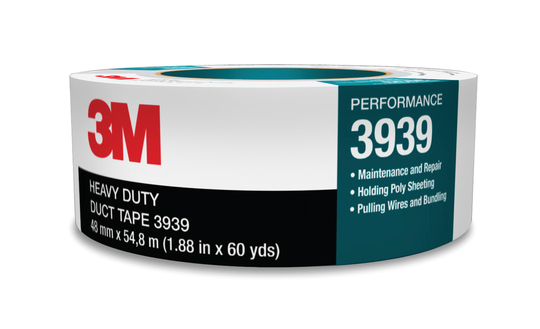 3M™ Heavy Duty Duct Tape 3939, Silver, 48 mm x 55 m
