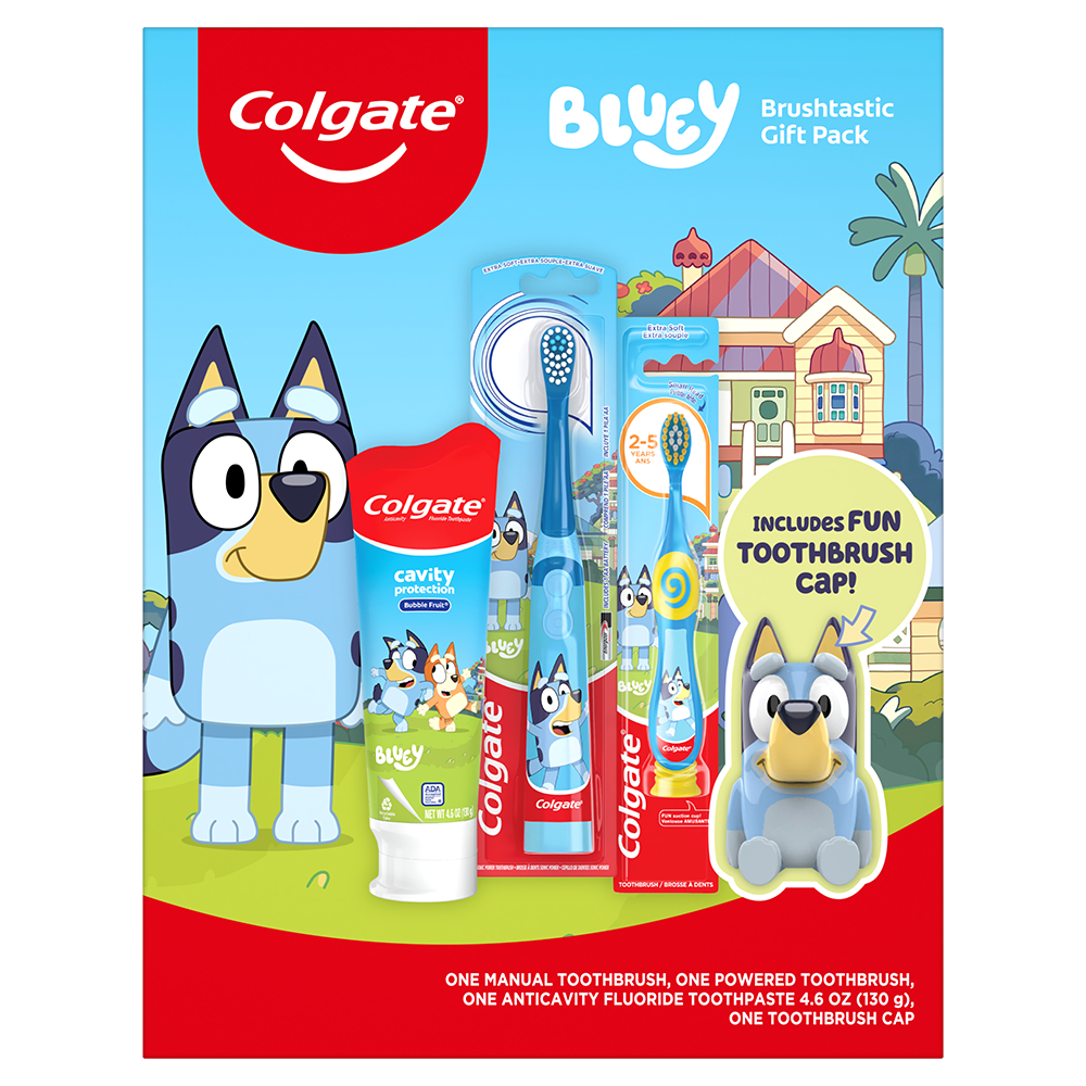Colgate Kids Bluey Toothbrush and Kids Toothpaste Gift Set