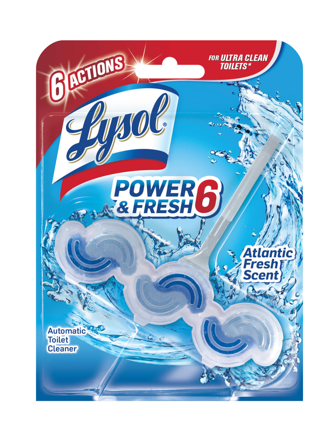LYSOL® Automatic Toilet Bowl Cleaner - Power & Fresh 6 Atlantic Fresh 6/1 ct.
