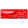 Colgate Optic White Stain Fighter with Baking Soda Teeth Whitening Toothpaste, Clean Mint Paste, Anticavity Toothpaste with Fluoride, 3.8 OZ