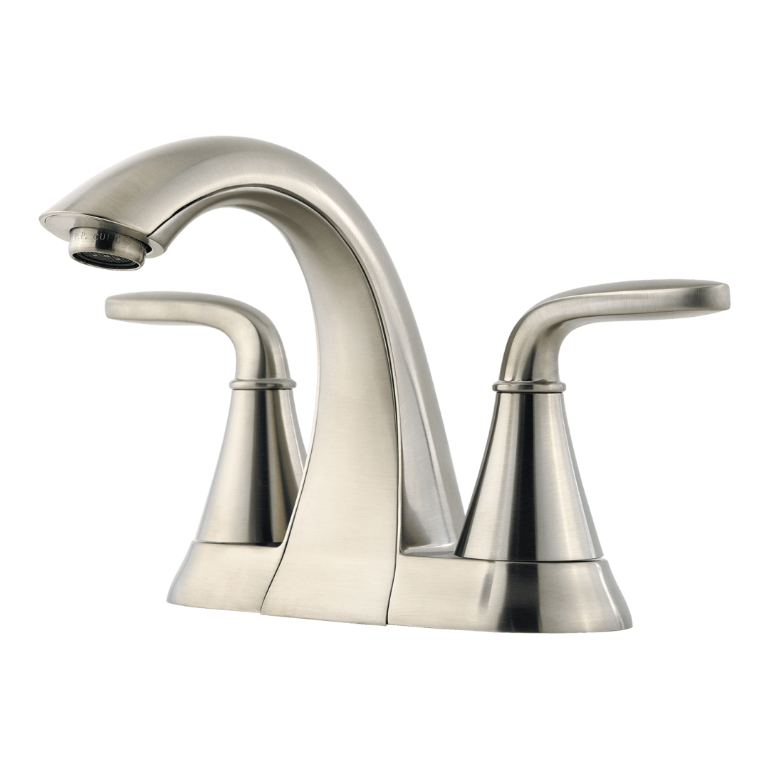 Pasadena 2-Handle 4" Centerset Bathroom Faucet in Brushed Nickel