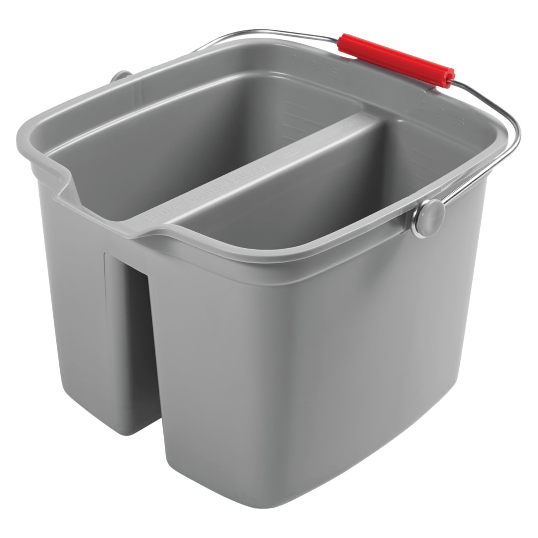 17 QT Double Pail, Gray