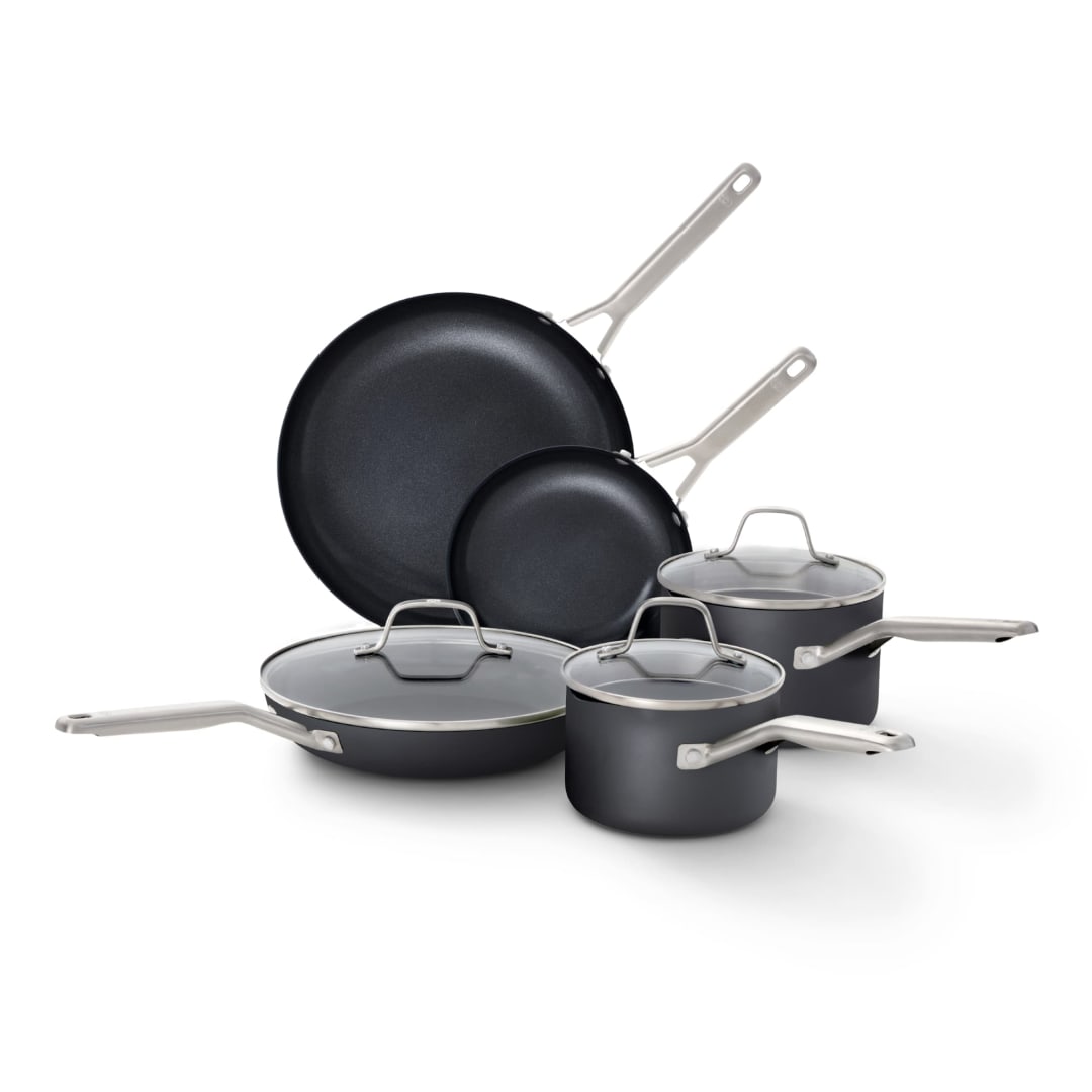 Calphalon® Hard-Anodized Nonstick 8-Piece Cookware Set