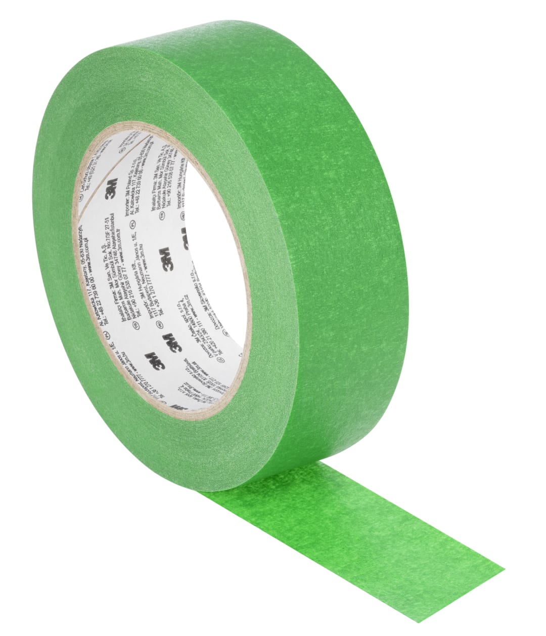 3M™ UV Dirençli Maskeleme Bandı 2814, Yeşil, 36 mm x 50 m, 0.12 mm
