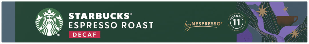STARBUCKS DECAF ESPRESSO ROAST by NESPRESSO 10 Capsule 57g