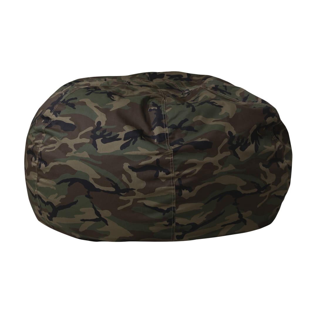 Duncan Oversized Camouflage Refillable Bean Bag Chair for All Ages