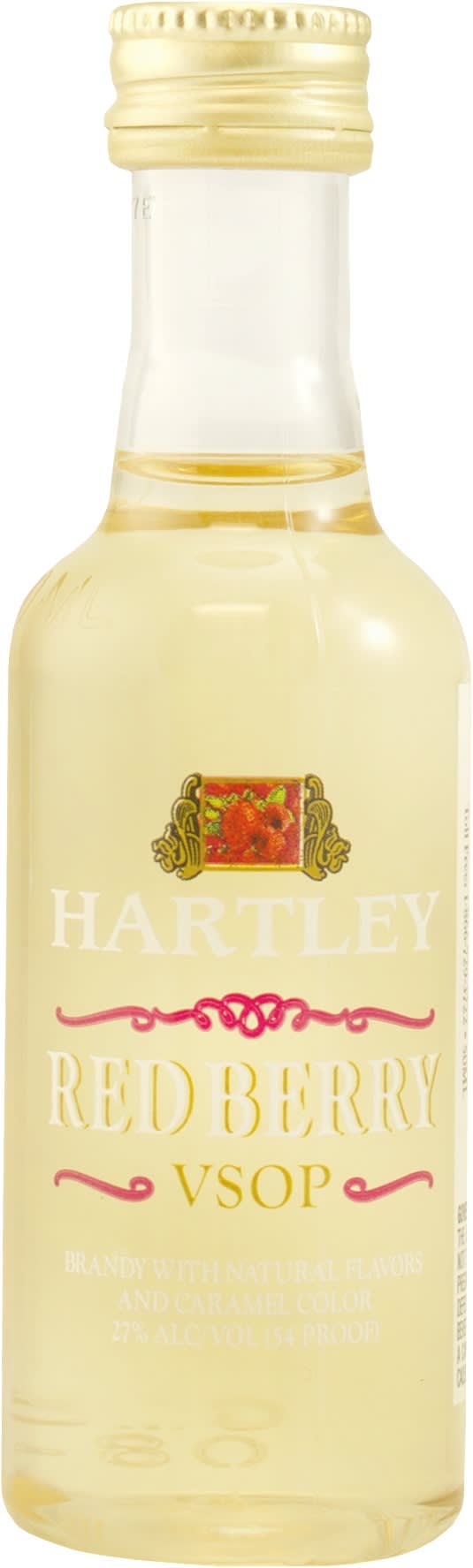 Hartley Red Berry VSOP Brandy 50ml 54 Proof
